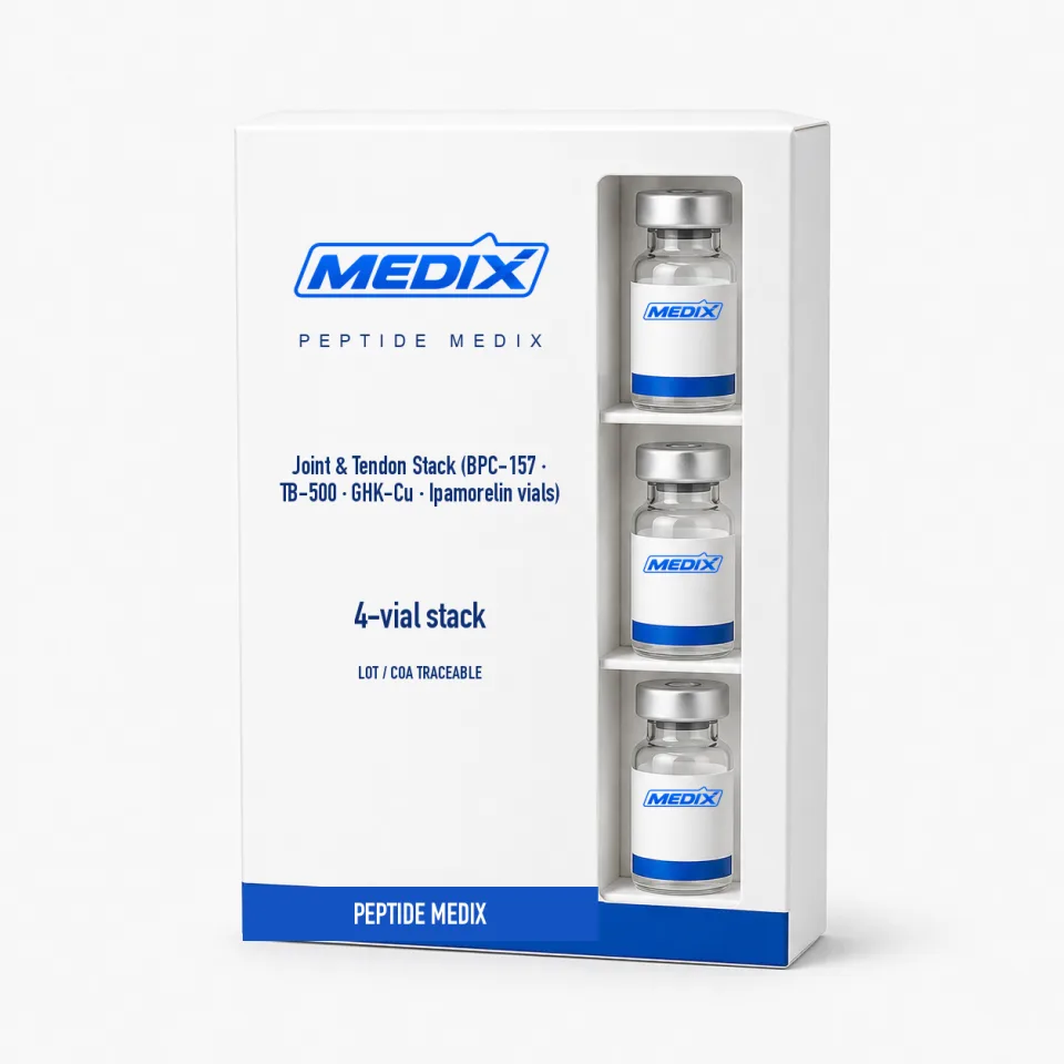 Joint & Tendon Stack (BPC-157 · TB-500 · GHK-Cu · Ipamorelin vials)